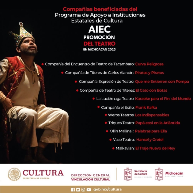Secum anuncia a compañías beneficias del AIEC para promoción del teatro 