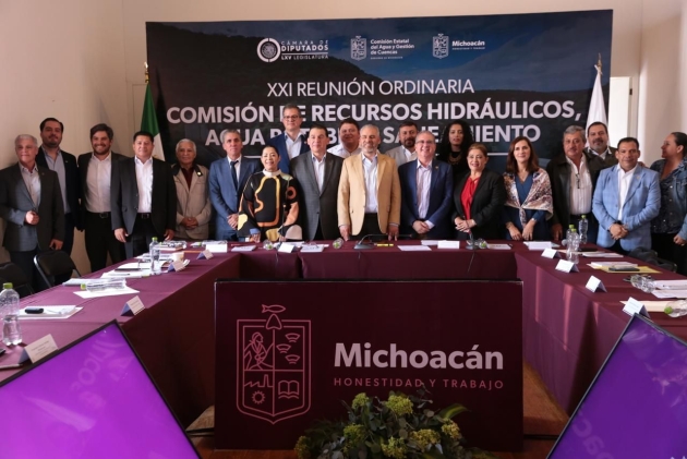 Gobierno de Michoacán y Cámara de Diputados Federal promoverán obra de infraestructura hidráulica 