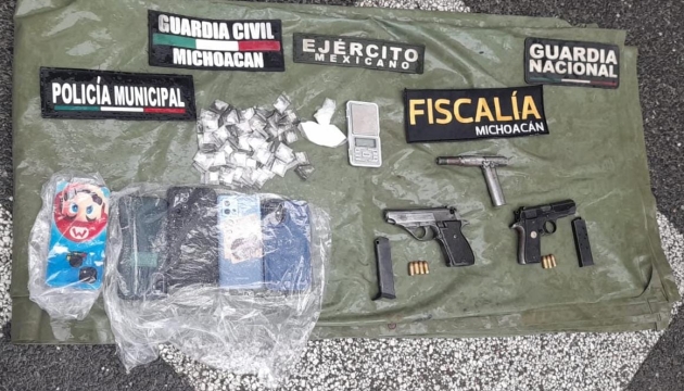 Detenidos 3 presuntos objetivos delincuenciales en Zitácuaro, en operativo interinstitucional 
