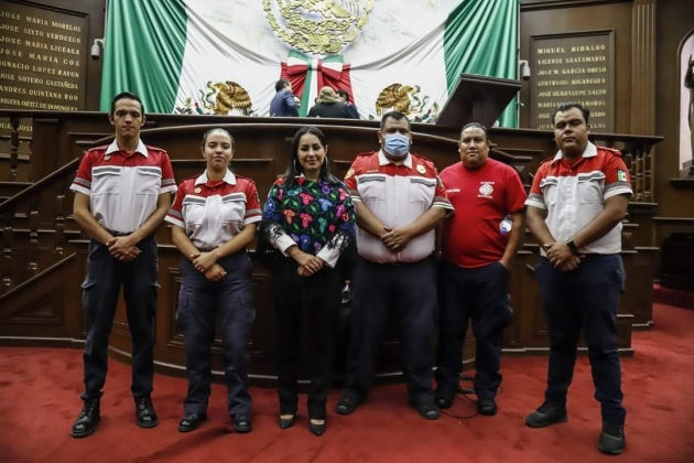 De justicia, reconocer y apoyar en Michoacán a bomberos voluntarios: Dip. Gloria Tapia 