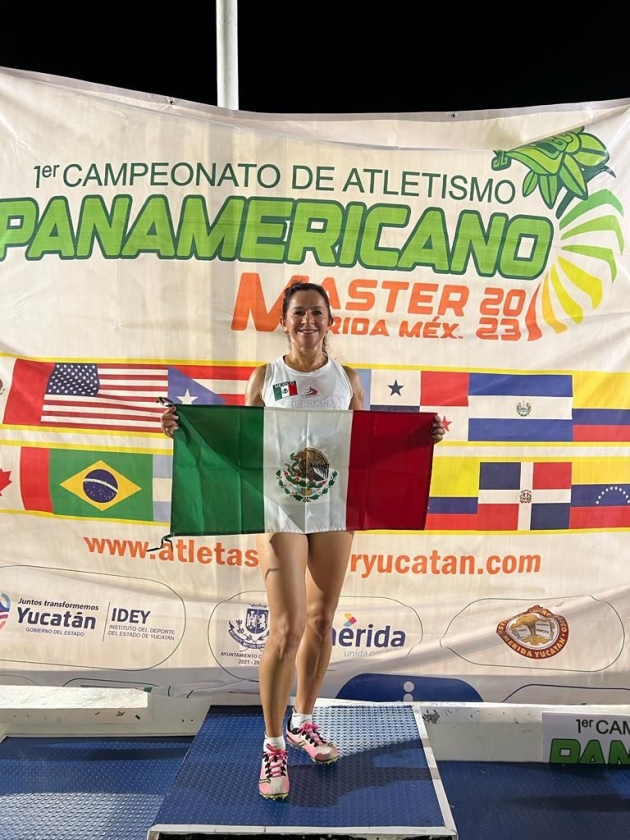 Beca IMCUFIDE a atleta brillante en el Panamericano de Atletismo en Mérida 