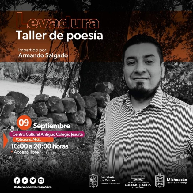 Secum Invita a talleres de poesía en Pátzcuaro y Lázaro Cárdenas 