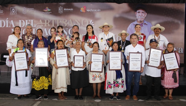 Michoacán, primer lugar en concursos de Artesanías: IAM 
