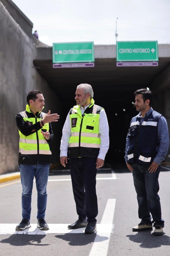 Distribuidor vial Paso Morelos, abierto a la circulación al 100%: Ramírez Bedolla 