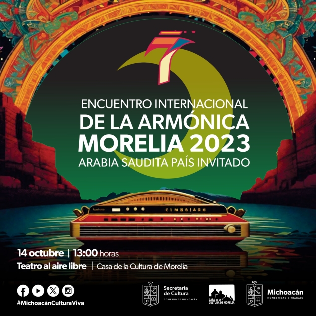 Invitación Abierta al Encuentro Internacional de la Armónica Morelia 2023 