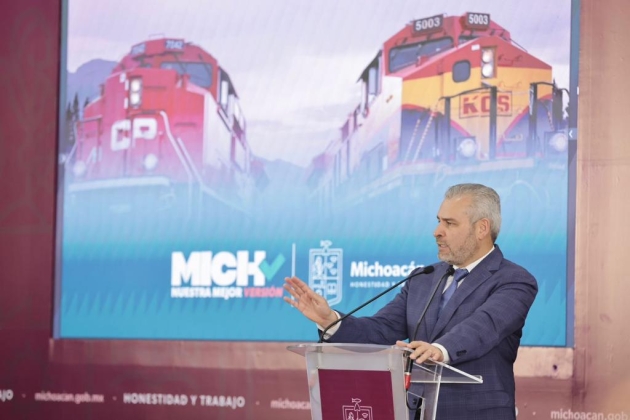 Empresa ferroviaria acuerda inversiones en Michoacán para fortalecer el desarrollo: ARB 