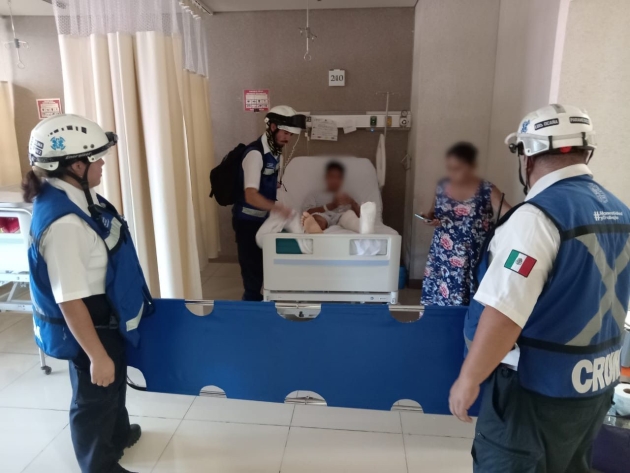 Recibe Michoacán a primeros pacientes de Guerrero, afectados por el huracán Otis 