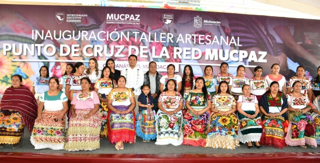Michoacán es Modelo Nacional con proyectos como el de Mujeres Constructoras de Paz