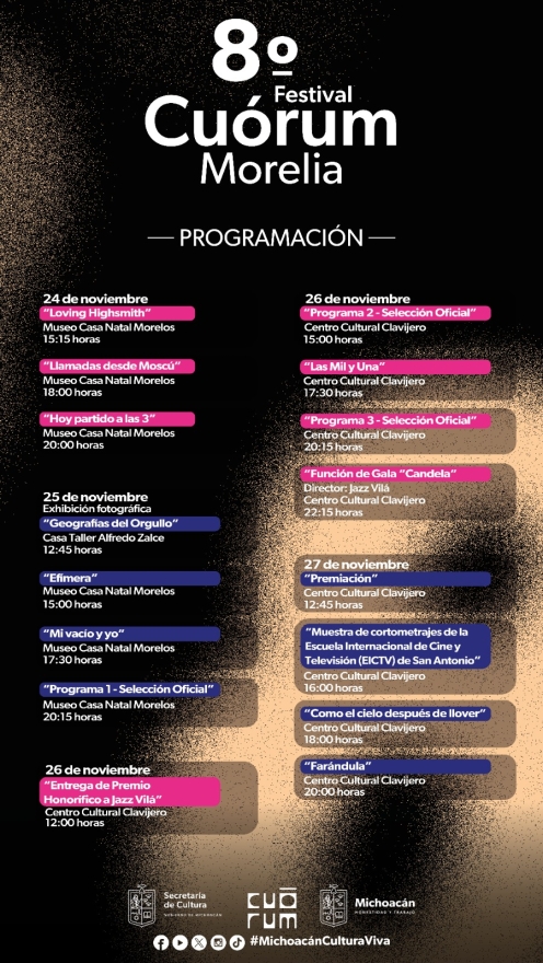 Llega a Michoacán festival de cine experimental sobre Diversidad Sexual
