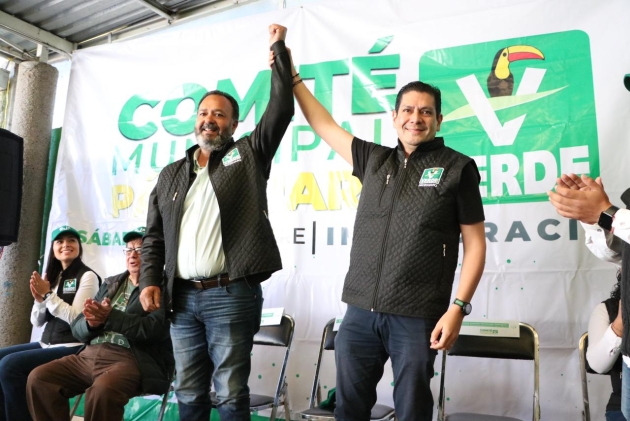 Edil de Pátzcuaro se suma al Partido Verde Michoacán 