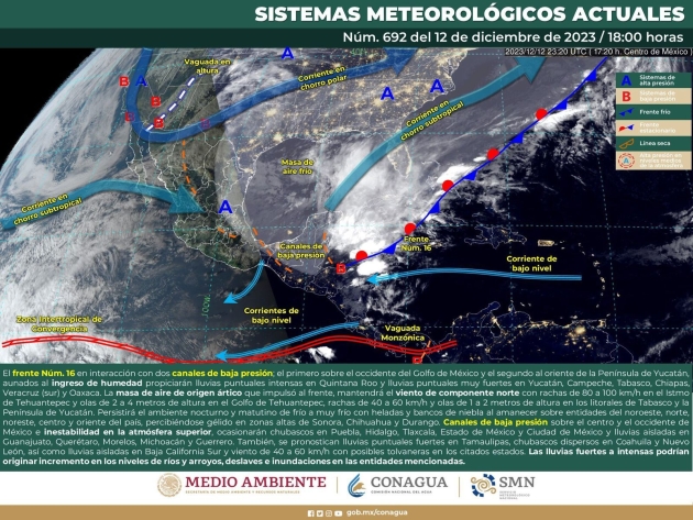 El Sistema Meteorológico Nacional (SMN) pronostica heladas para las zonas montañosas de Michoacán 