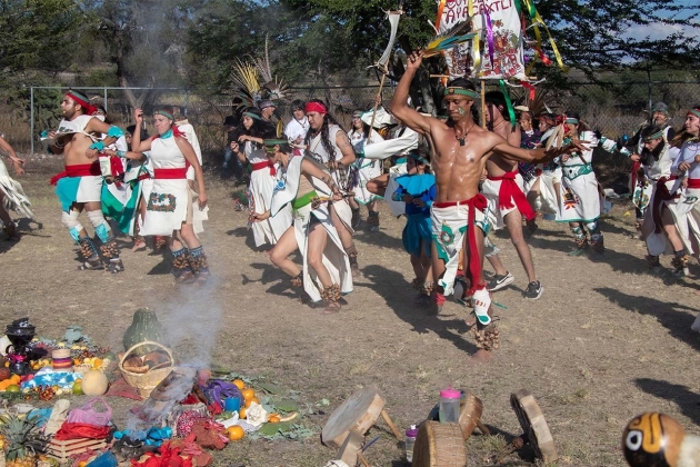 Celebra agrupación Coyoltin Ayacaxtli 9 años de su ritual prehispánico 