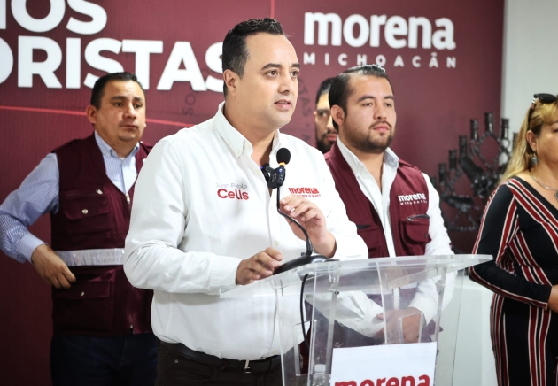La estructura de Morena en Michoacán logrará el triunfo en 2024: JP Celis 