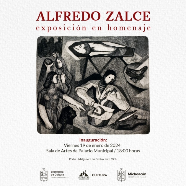 Rendirán homenaje al Muralista y Artista Contemporáneo  Alfredo Zalce en Pátzcuaro: SECUM 