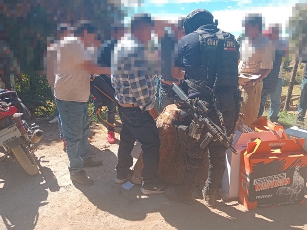 En acción coordinada, desactivan palenque clandestino en Zitácuaro 