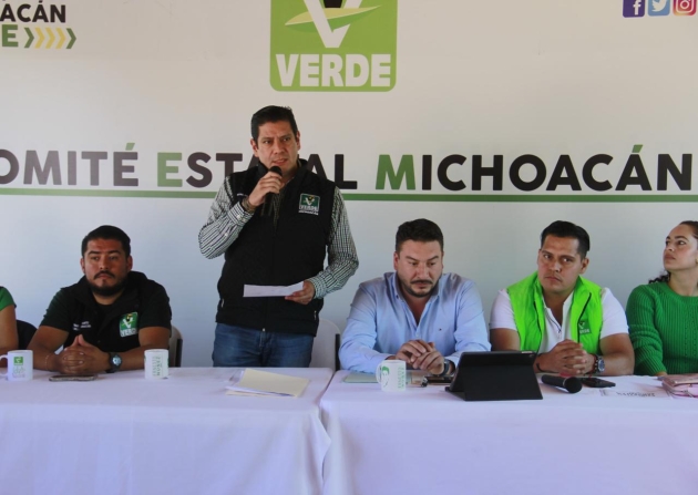 Conforma Partido Verde Michoacán equipo electoral rumbo al 2 de junio 