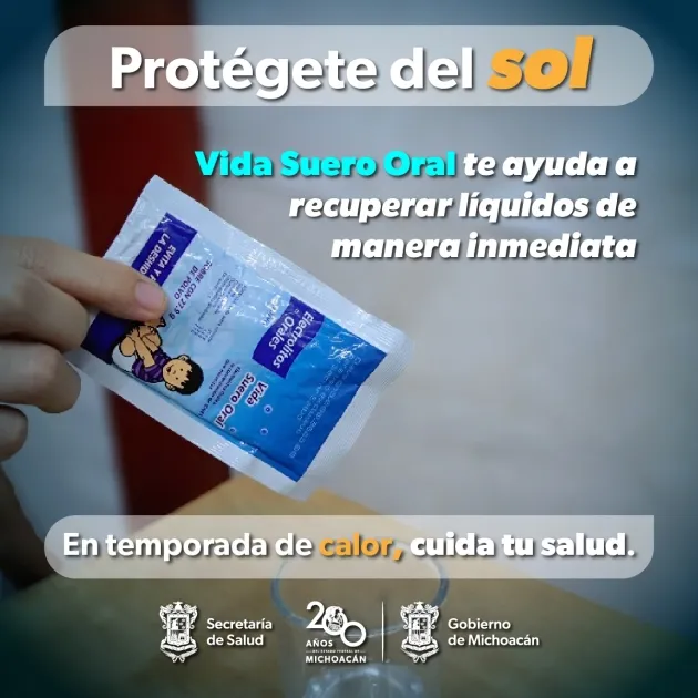 Aprende a preparar Vida Suero Oral para prevenir la deshidratación 
