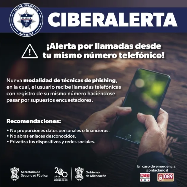 ¡Cuidado! Si recibes una llamada de tu propio número, no contestes 