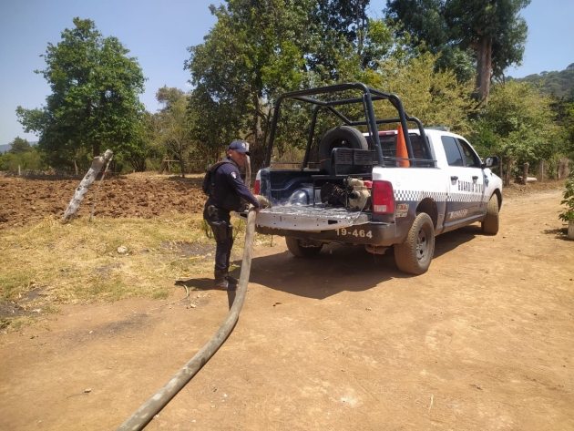 Desactivan toma ilegal de agua en Tzintzuntzan; suman 18 bombas decomisadas 