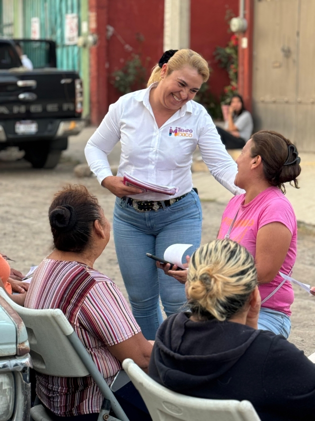 Isabel López Arroyo recorre el Distrito 16 conquistando Simpatizantes  