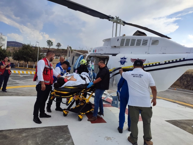 Ambulancias aéreas de la SSM salvan vidas de pacientes críticos 