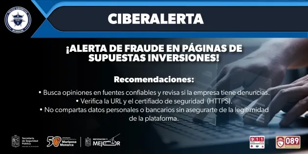 Protégete de fraudes financieros, conoce estas recomendaciones de la SSP 