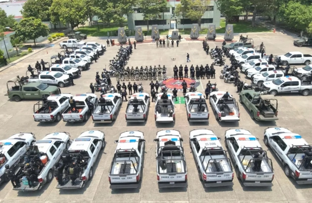 Con  Objetivos Concretos   Se refuerzan acciones interinstitucionales a través de Operativo en  Apatzingán   Michoacán