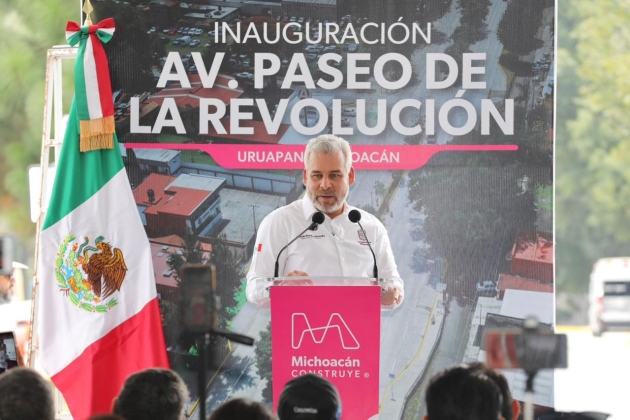 Con más de 6 mil mdp en obra pública, Bedolla moderniza la infraestructura de Uruapan 