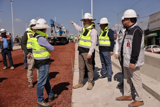 Puente norte del Paso Eréndira abrirá a la circulación antes de que termine febrero: Ramírez Bedolla 