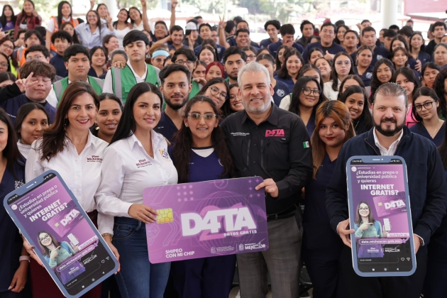 Convoca el Gobernador Ramírez Bedolla a jóvenes de Uruapan a conectarse gratis a internet con Programa DATA