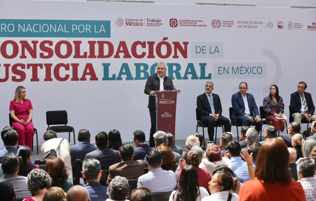 "Justicia Laboral en tiempo récord; Michoacán resuelve 7 de cada 10 conflictos en menos de 45 días": Alfredo Ramírez Bedolla 