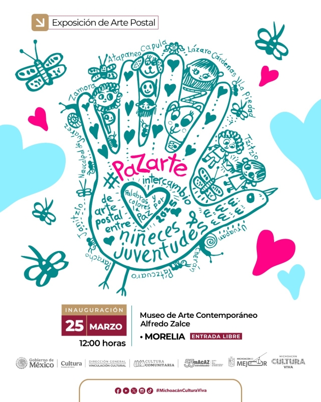 El Arte postal llega al MACAZ; muestra reúne el talento de infancias y juventudes de 8 municipios 