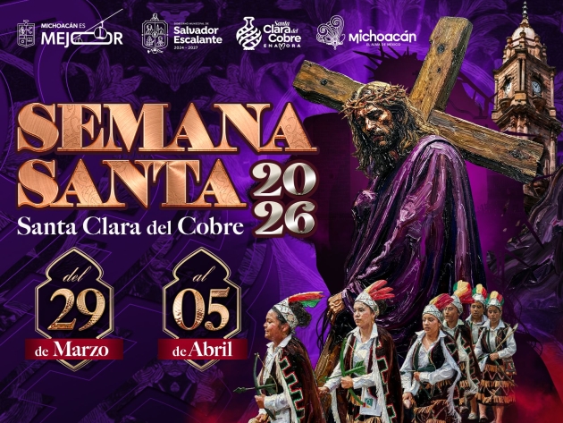 Santa Clara del Cobre prepara actividades culturales para la Semana Santa 