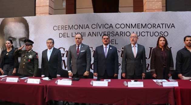 "Múgica sigue siendo guía para servir al pueblo con honestidad": Dip.  Baltazar Gaona 