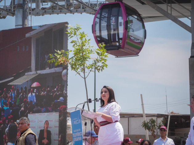 "El Teleférico pone fin a cinco décadas de abandono en Uruapan": Arq. Gladyz Butanda