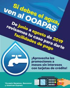 El OOAPAS  arranca programa para incentivar el pago del Agua