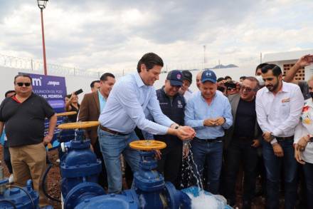 Inaugura Alfonso Martínez pozo de agua en Villas del Pedregal; beneficiará a más de 25 mil habitantes 