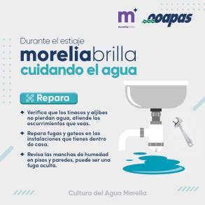  OOAPAS activa campaña para hacer frente al estiaje en Morelia 