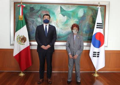 México y la República de Corea impulsan la cooperación y el diálogo político 