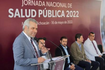 El Gobernador Alfredo Ramirez Bedolla Inaugura la Jornada Nacional de Salud en Michoacán  