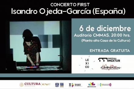 CMMAS cierra temporada 2019 con Un Concierto Multimedia Del Compositor Español  Isandro Ojeda-García