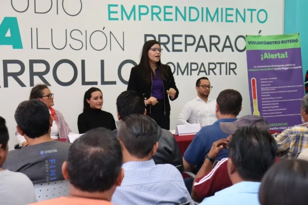Arrancan en Zitácuaro acciones para prevenir violencia contra las mujeres en el transporte
