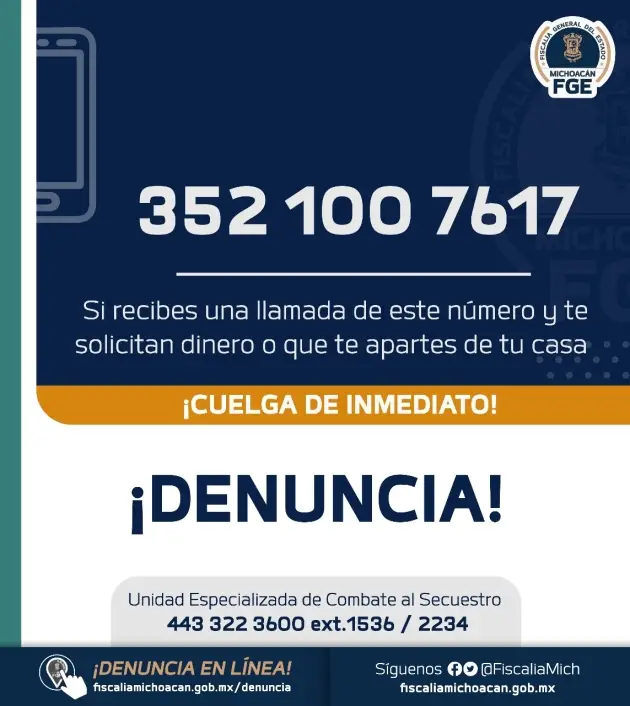 En Guanajuato, localiza Fiscalía General a adolescente víctima de secuestro virtual 