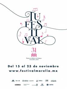 El Festival de Música de Morelia Miguel Bernal Jiménez  Edición  31 Devela Su Imágen 2019  para Beneplásito de su Audiencia 