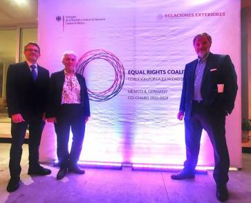 México y Alemania presentan las Copresidencias de la Coalición por la Igualdad de Derechos (ERC) a autoridades y líderes de opinión 