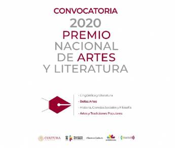  Convocan al Premio Nacional de Artes y Literatura 2020