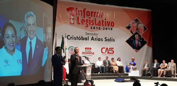 Perspectivas del 1er Informe Legislativo del Senador Cristóbal Arias Solís 