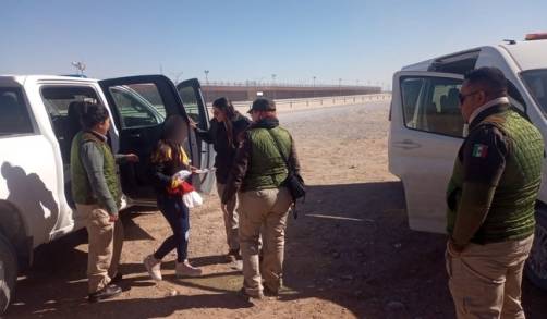El Instituto Nacional de Migración Rescata   a 11 niñas, niños y adolescentes no acompañados en franja fronteriza de Ciudad Juárez 