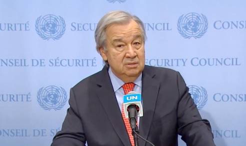 La ONU busca impulsar un Alto el Fuego Humanitario en Ucrania, anuncia António Guterres 