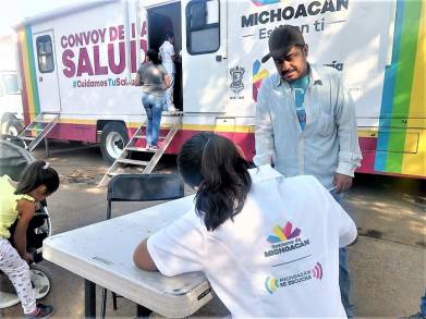 Verifican SSM y Jefatura Regional de Apatzingán, operatividad de Centros de Salud